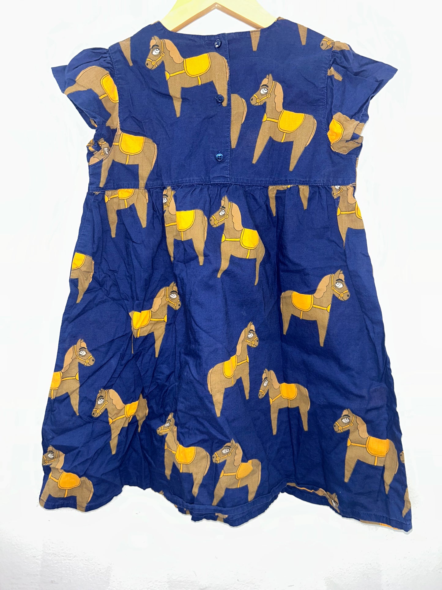 Mini Rodini horses dress 6-7y