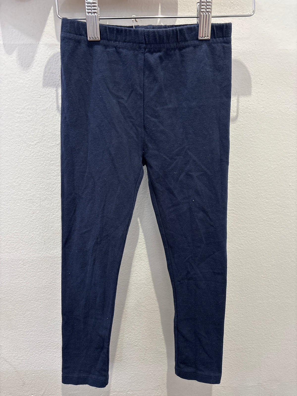 Navy leggings 4-5y