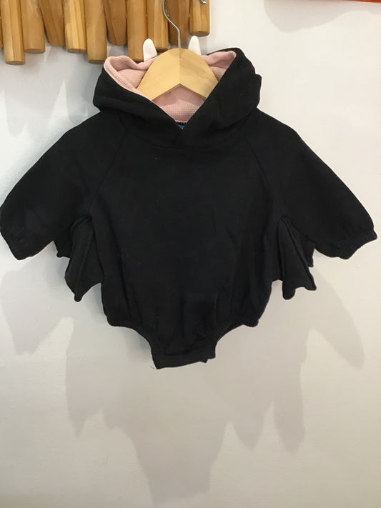 Baby bat sweater onesie 0-3m