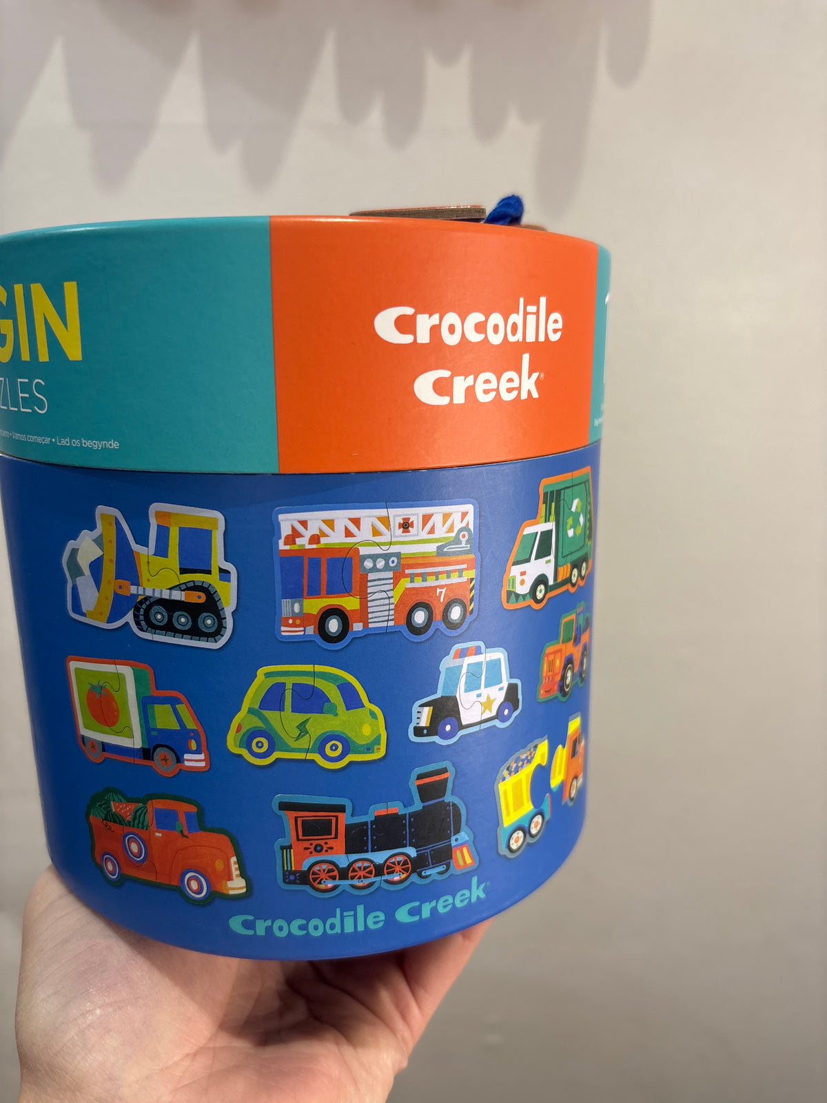 Crocodile Creek 10 beginner puzzles- vehicles