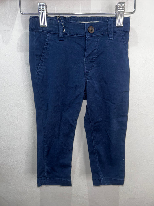 Navy chinos 9-12m