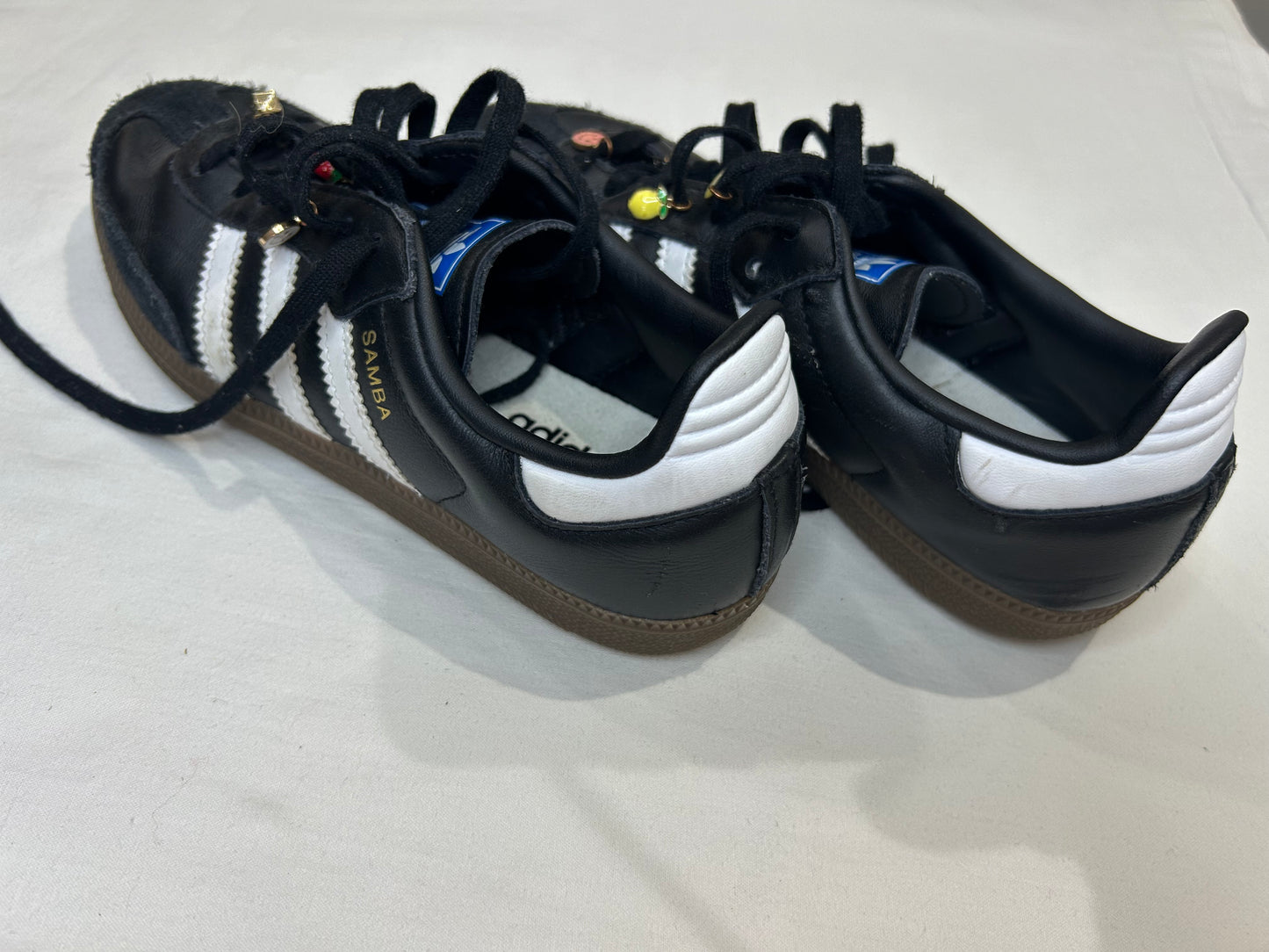 Y4 Adidas sambas with charms