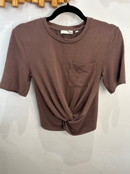 Wilfred Free brown knit top- adult M