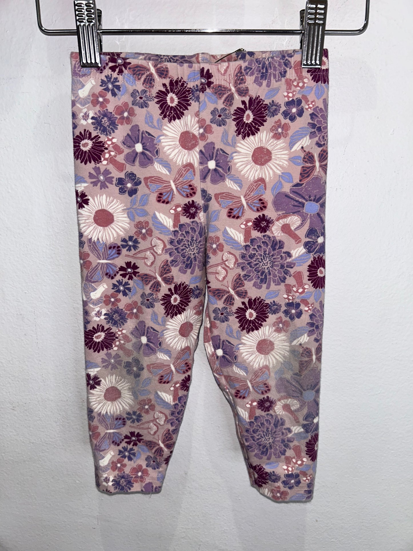 Purple garden leggings 24m