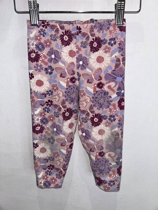 Purple garden leggings 24m
