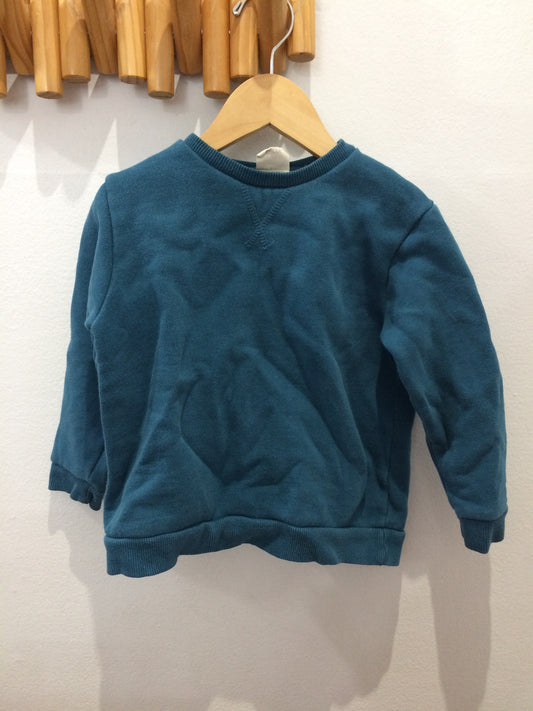 Teal pullover 2-3y