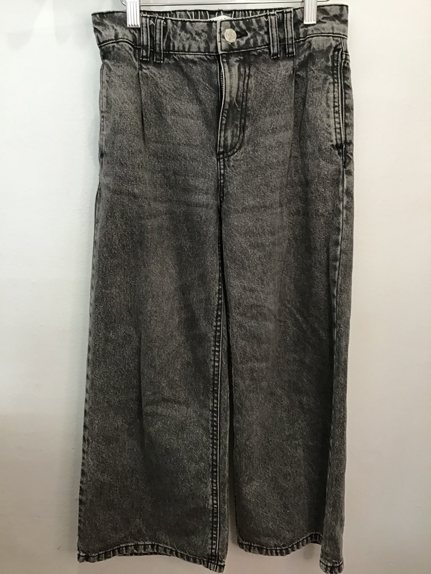 Jeans wide leg black 10y