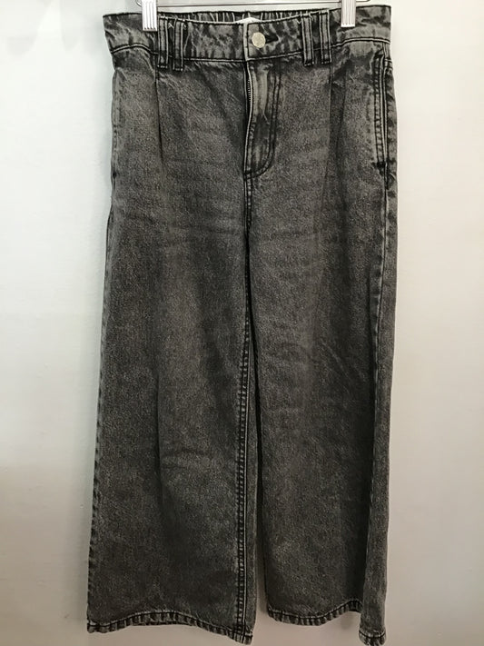 Jeans wide leg black 10y