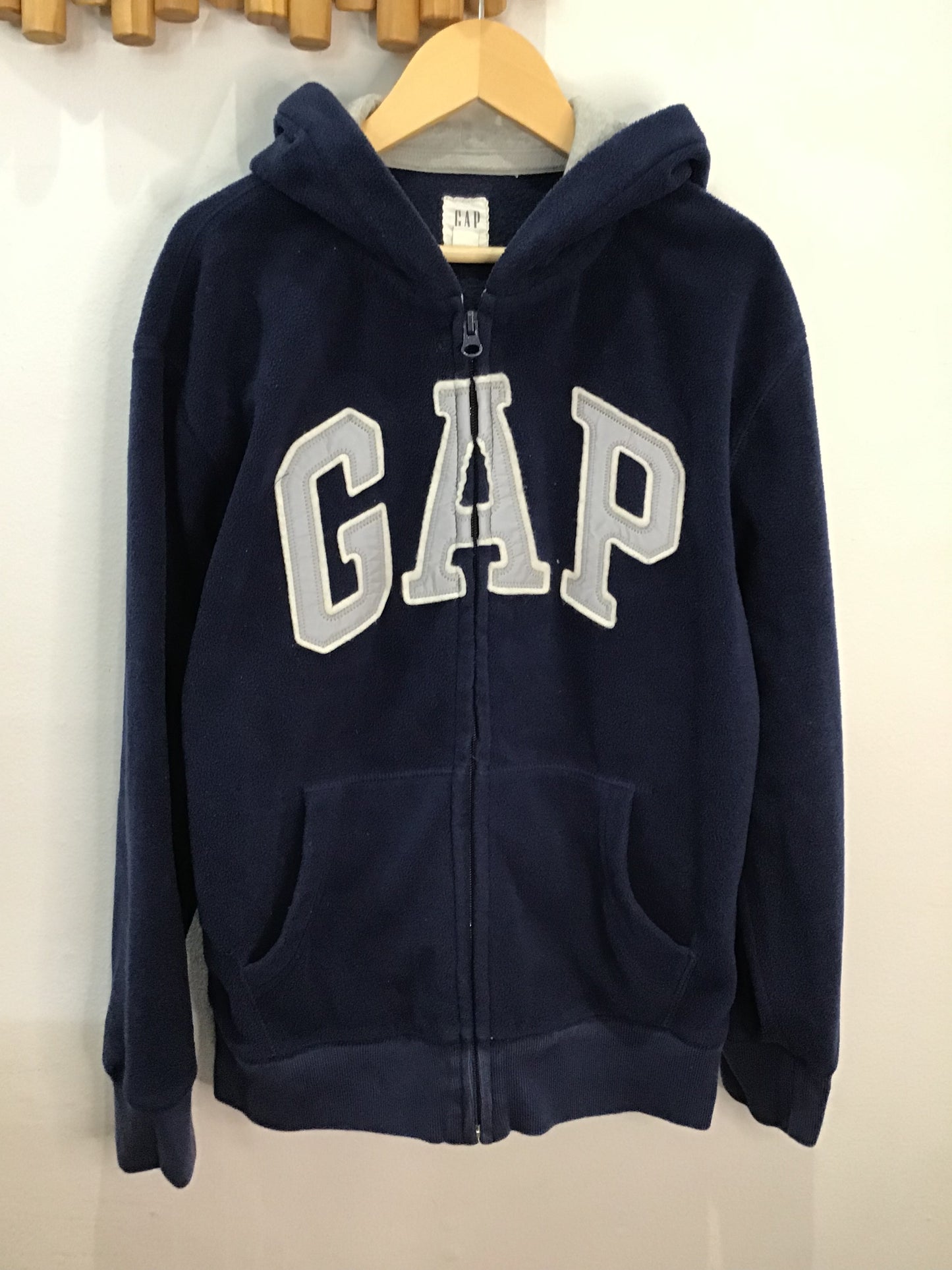 Sweater GAP blue fleece sweatshirt 11-12y
