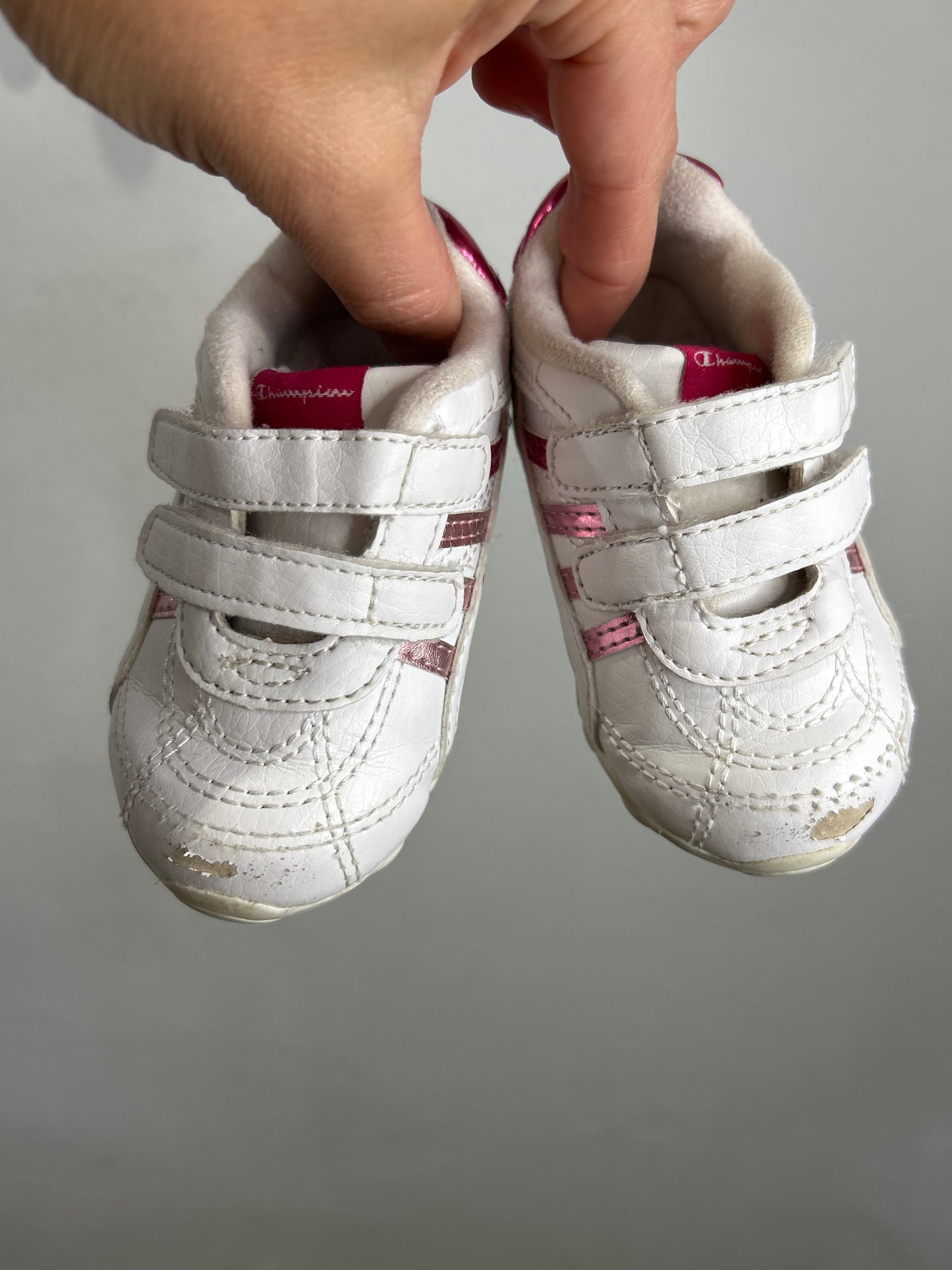 C4 Champion pink sneakers