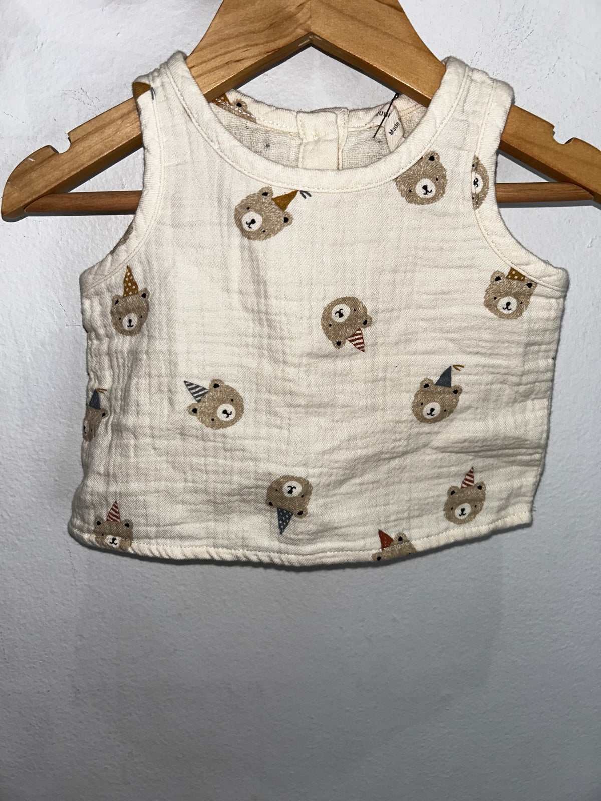 Quincy Mae birthday bear set 3-6m