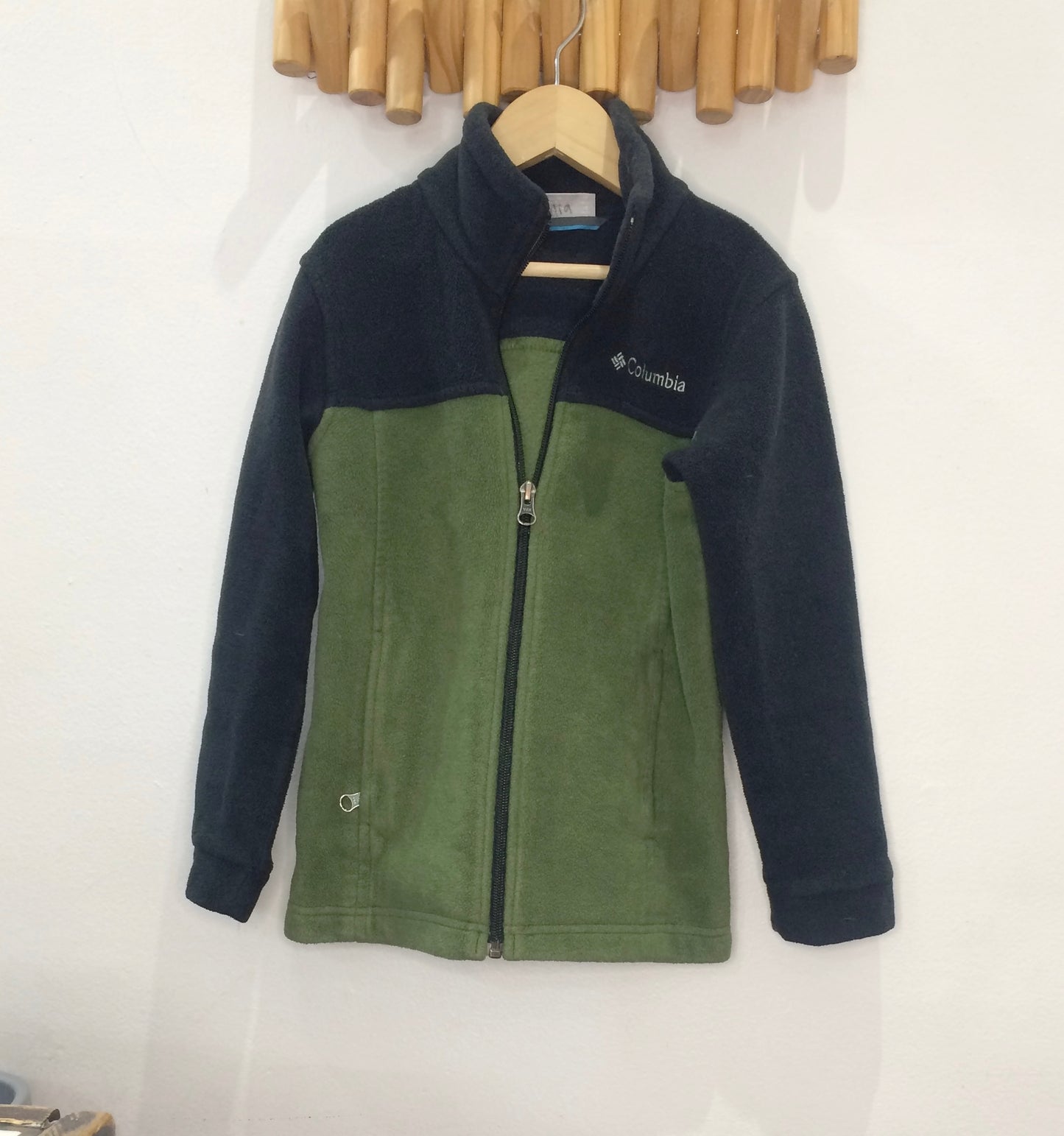 Columbia green fleece 6-7y