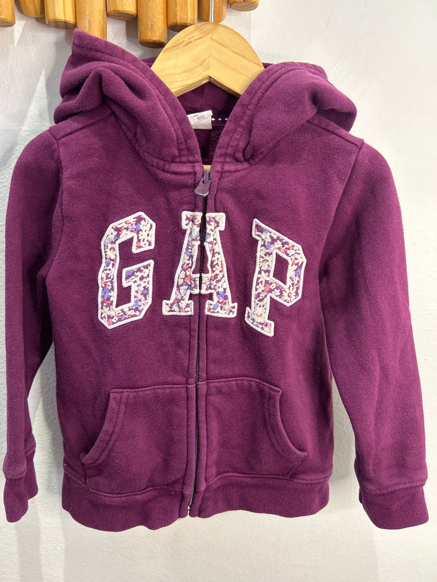 Gap purple zip-up  4y