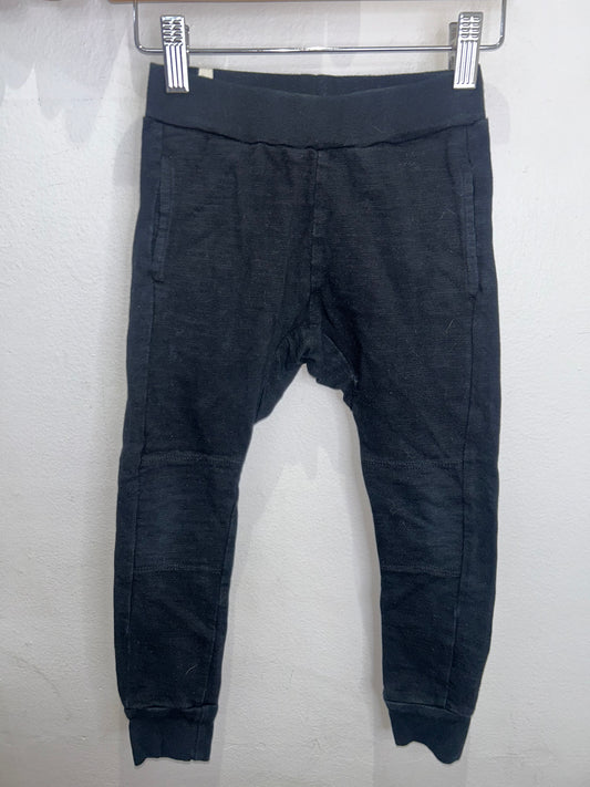 Minimioche black pants 3-4y