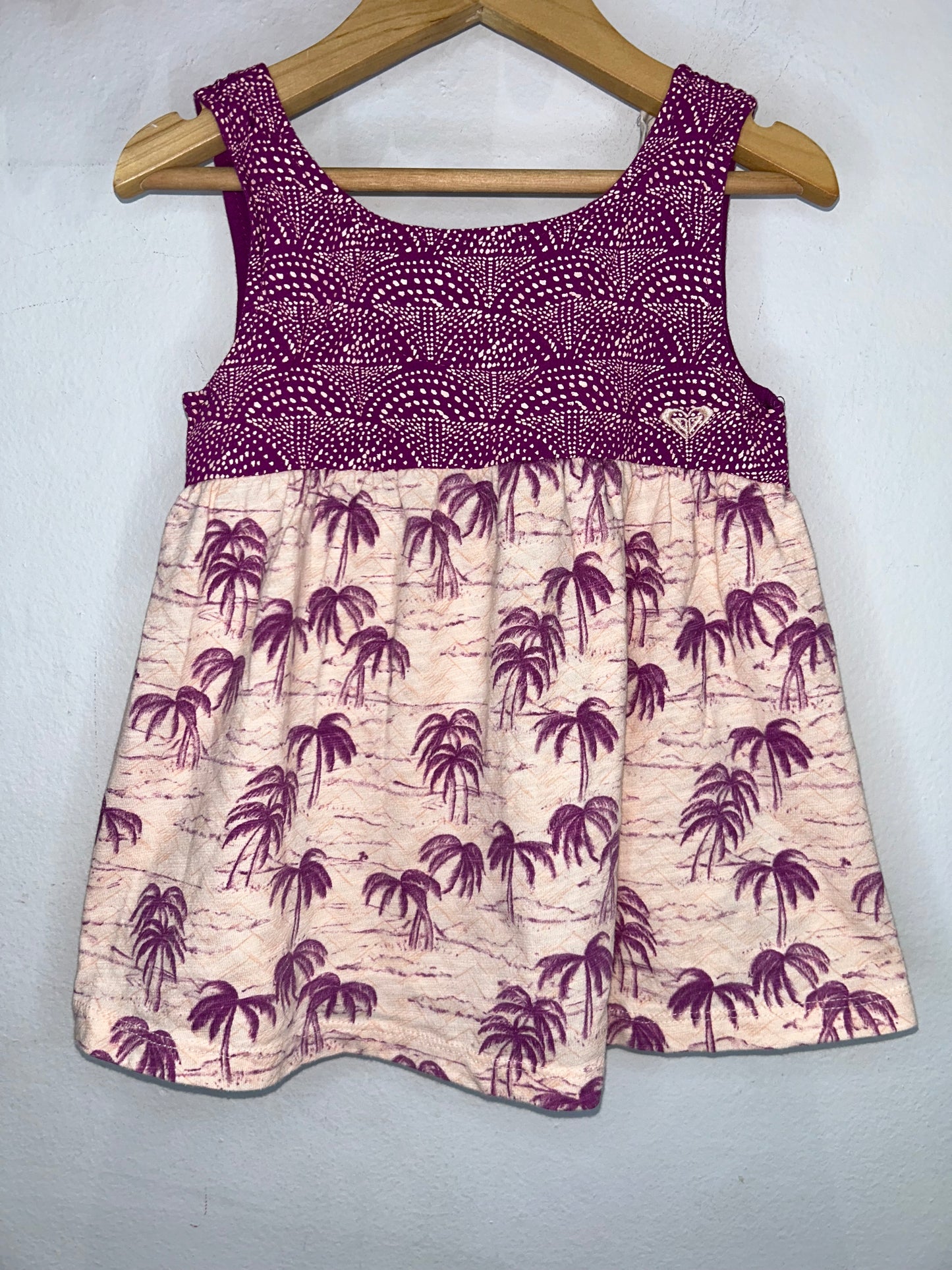 Purple palm tanktop 6y