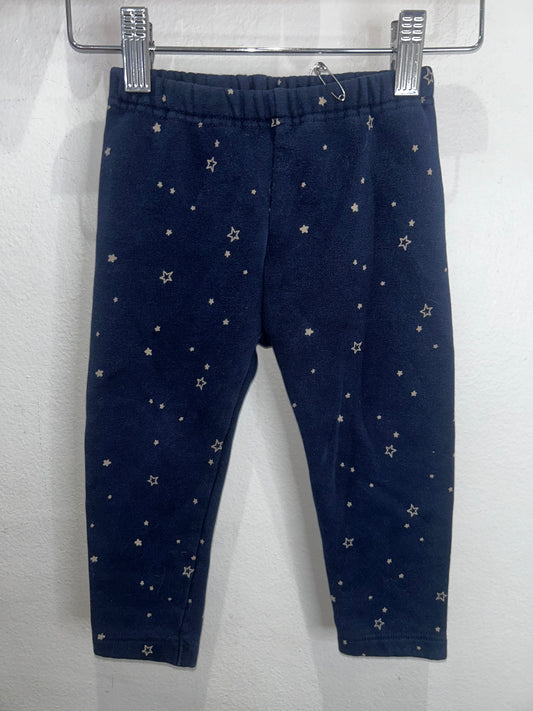 Stars fleece lined leggings 18-24m