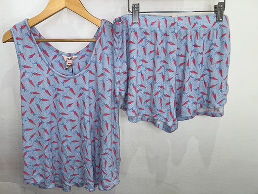 Joy of Staying Home carrots pyjamas- adult M