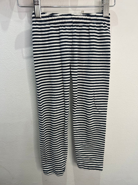 Blue stripes leggings 4y