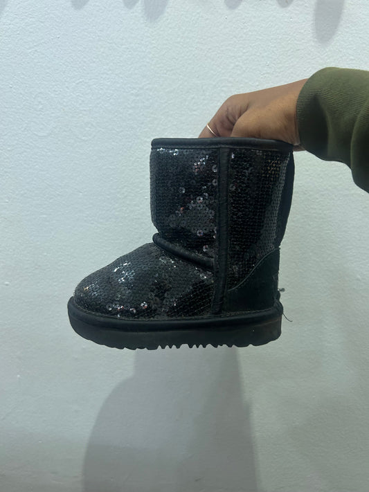 C7 black sequined Uggs