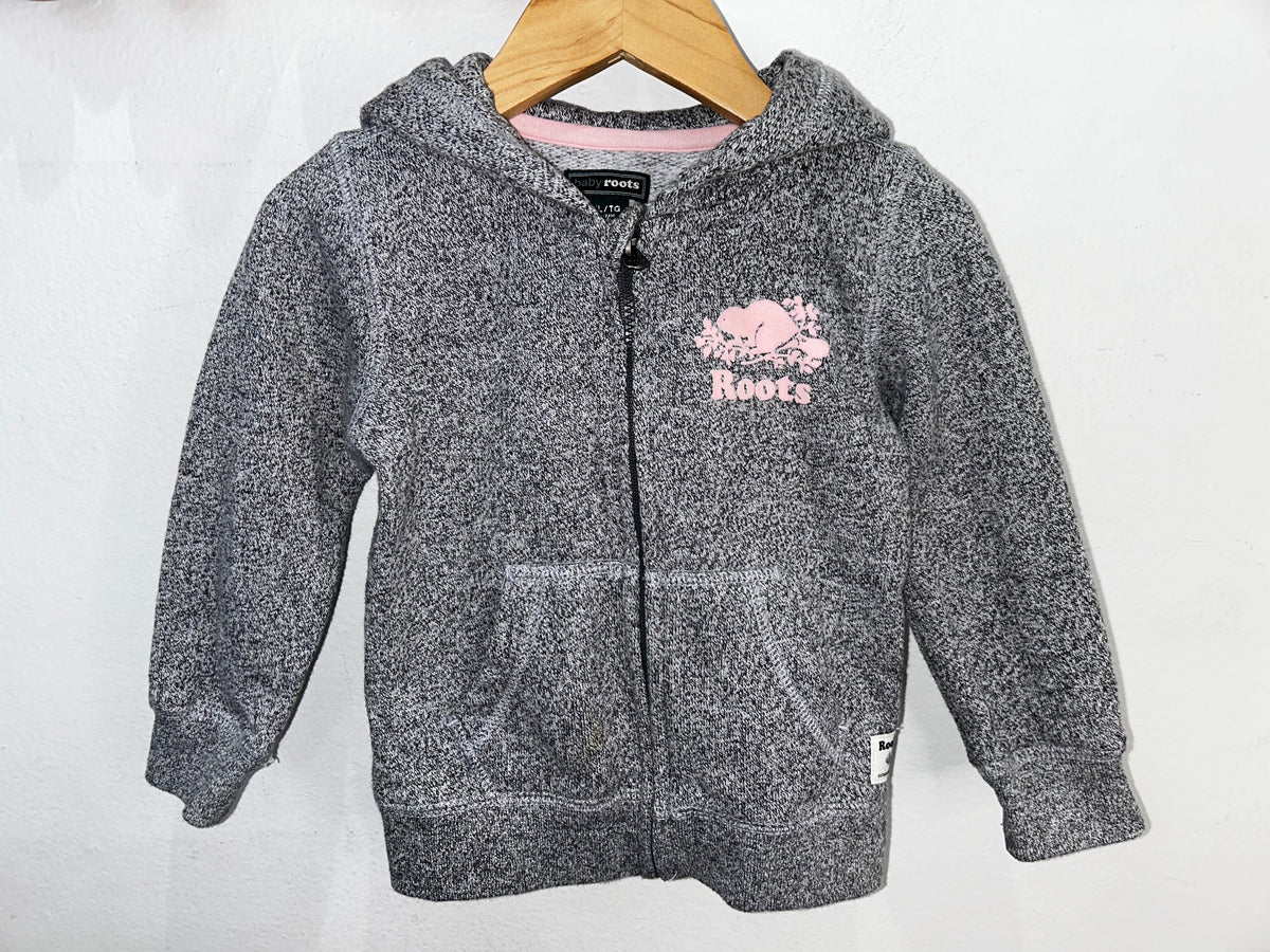 Roots pink logo sweatshirt 18-24m