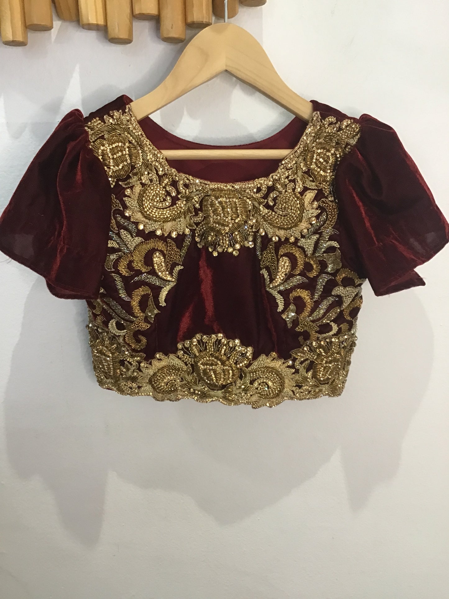 Red and gold lehenga 8-12y