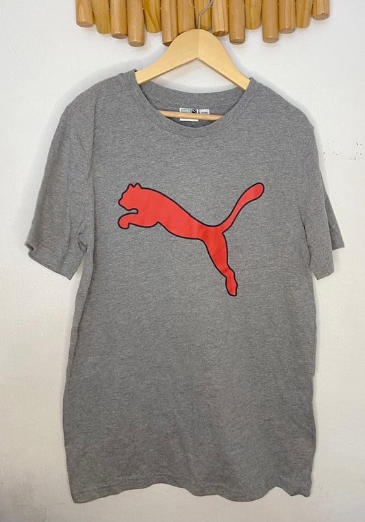 Grey Puma tee 14-16y