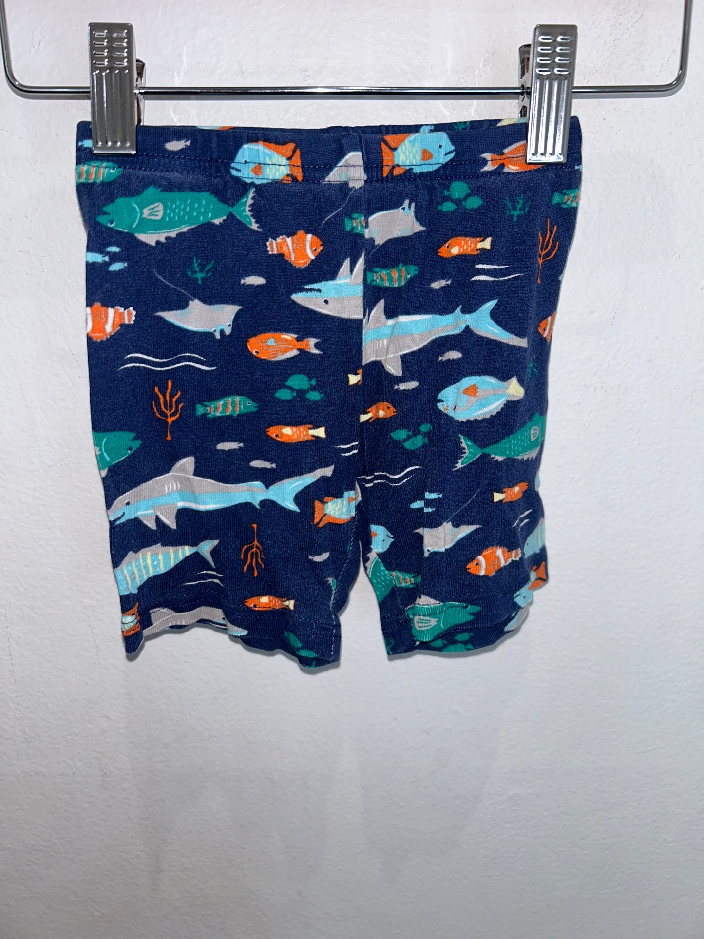 Fish shorty pyjamas 2y