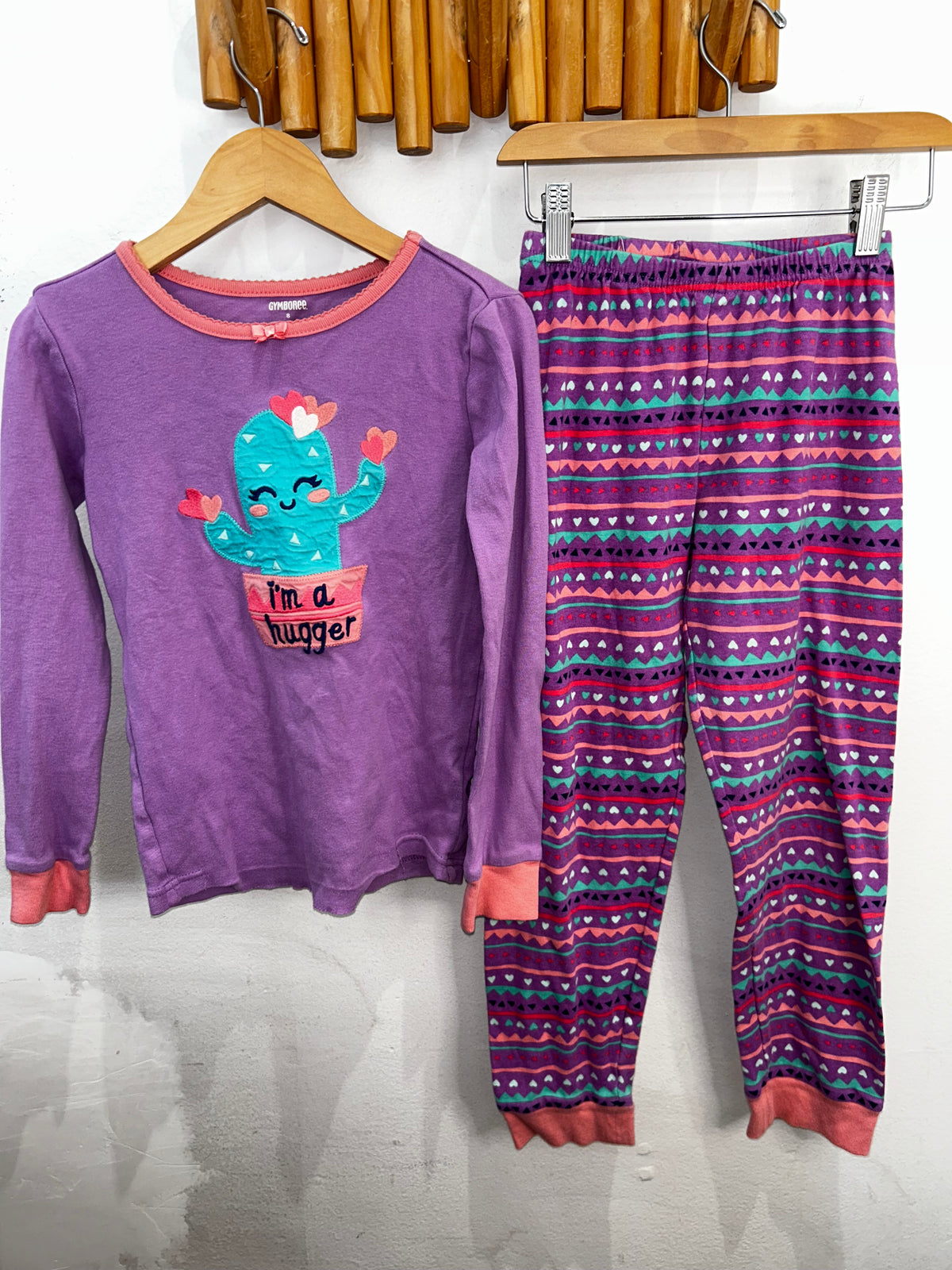 Purple cactus pyjamas 8y