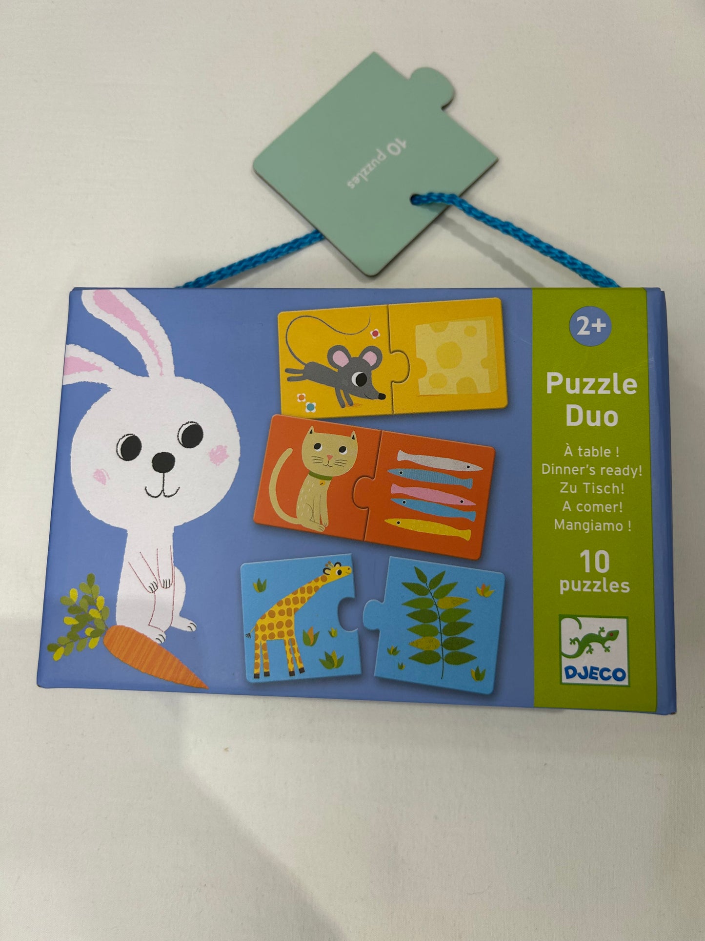 Djeco puzzle duo - 10 puzzles animals