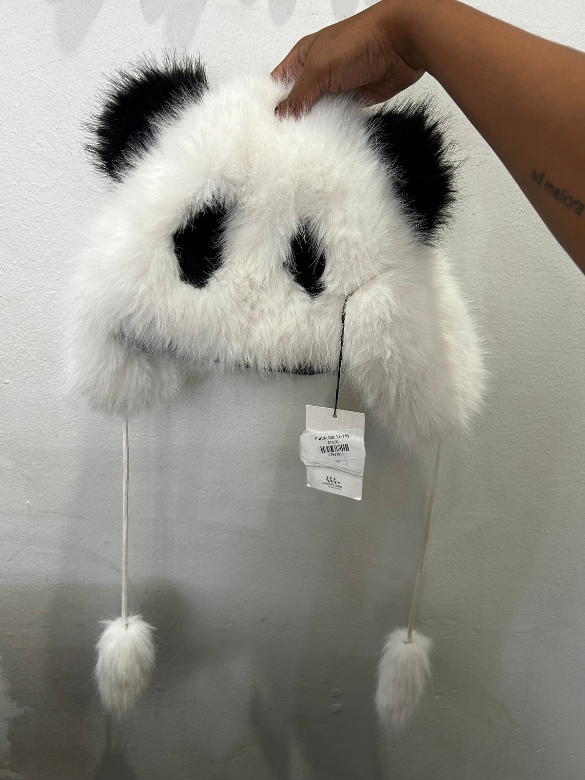 Panda hat 12-18y