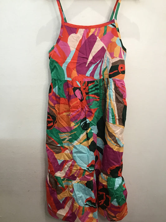 Bright print maxi dress 8-9y