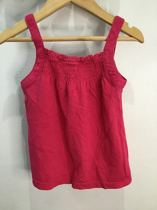 Neon pink tanktop 4y