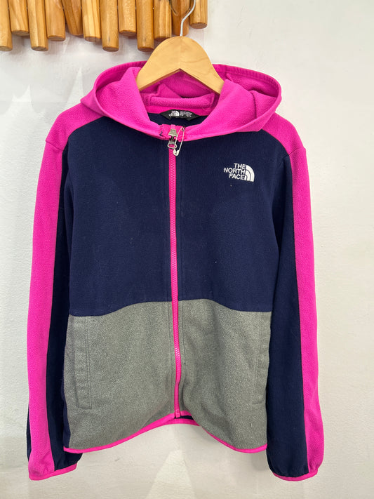The North Face blue and pink fleece 10-12y