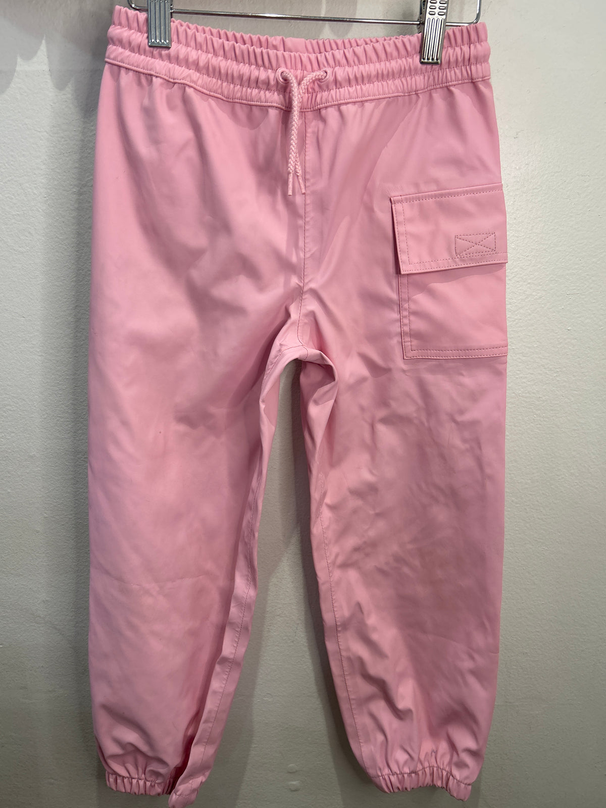 Hatley pink rainpants 8y
