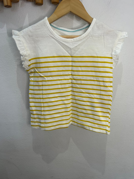 Boden mustard tee 4-5y NEW