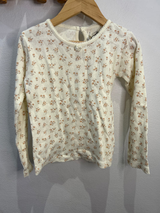 Quincy Mae floral longsleeve 4-5y