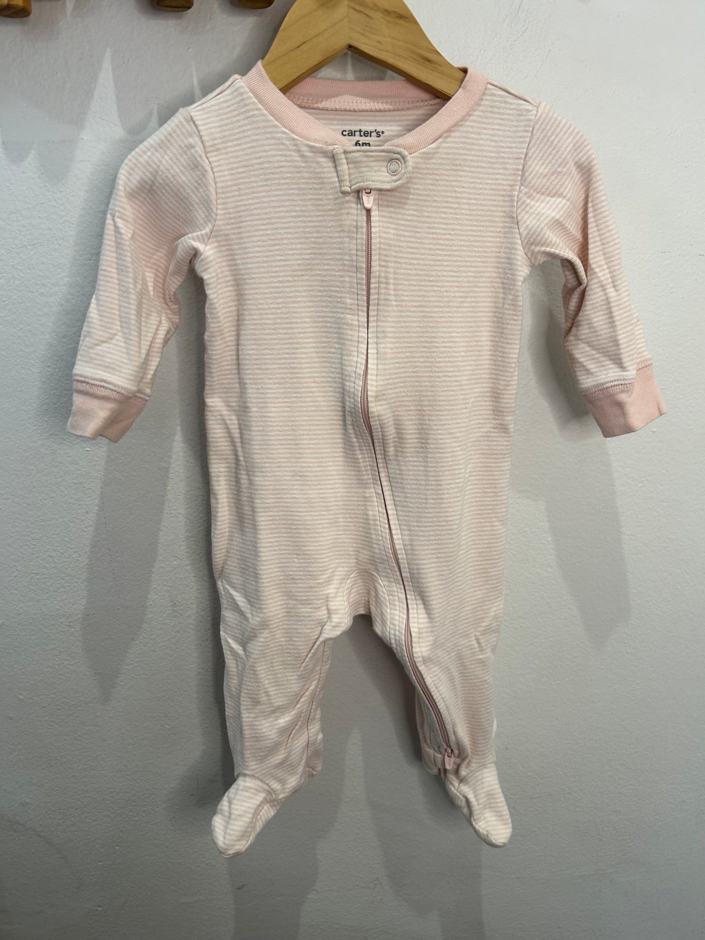 Pink stripes sleeper 6m