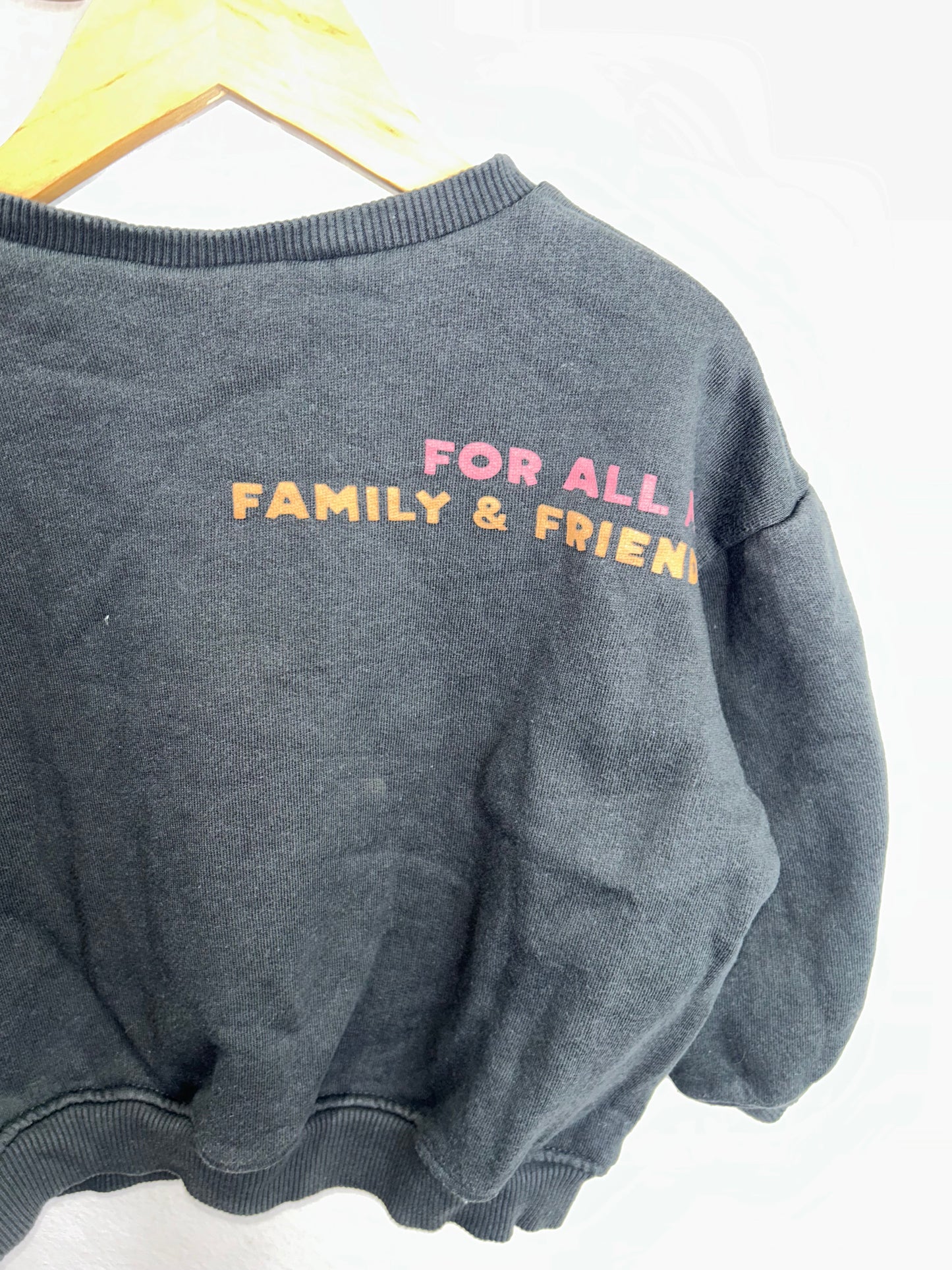 Love for friends and family pullover 2-3y