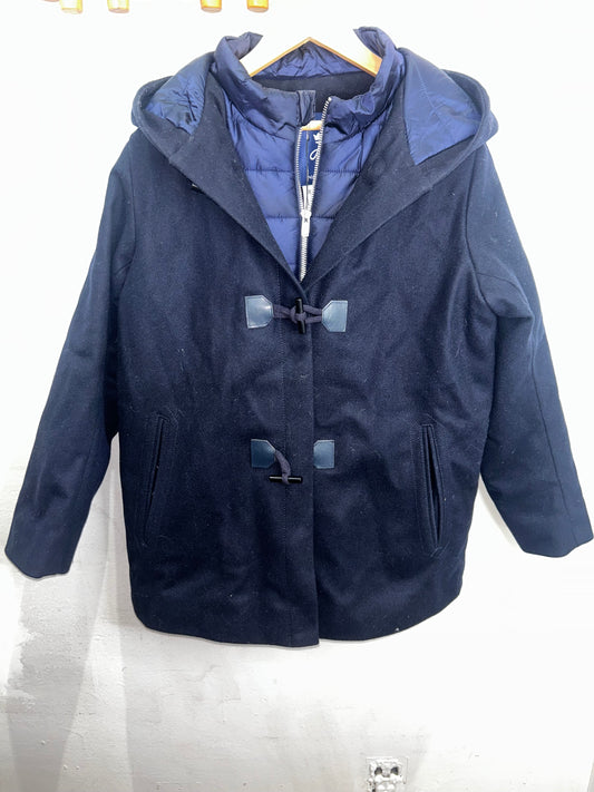 Jacadi navy coat 12y