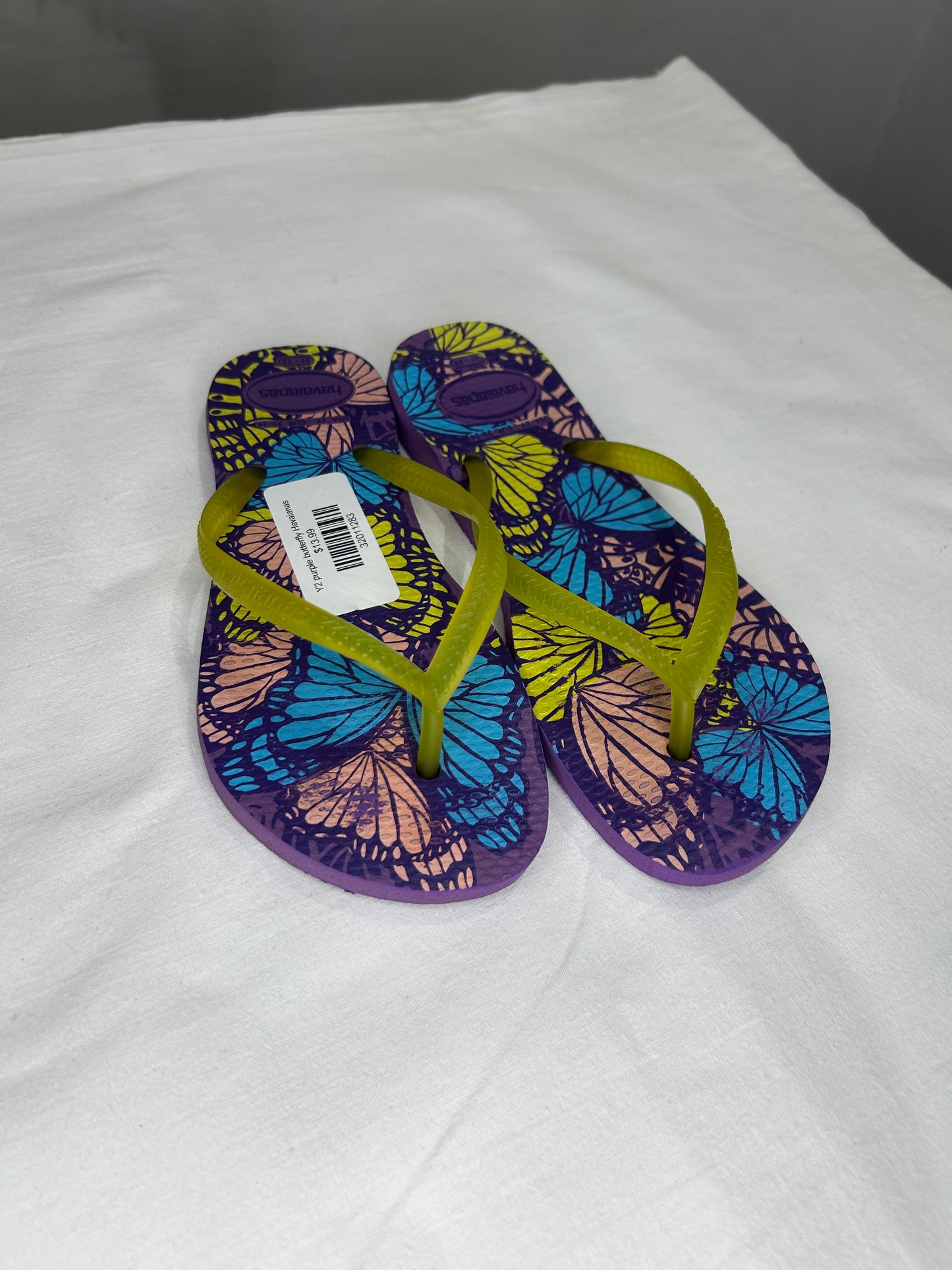 Y2 purple butterfly Havaianas