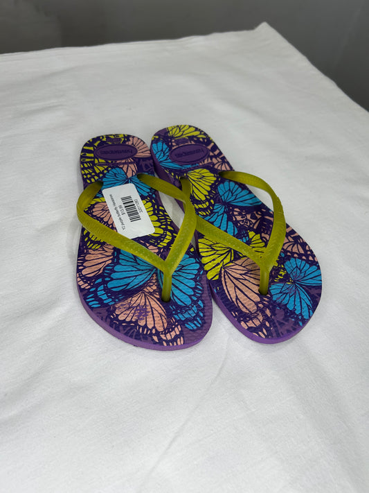 Y2 purple butterfly Havaianas