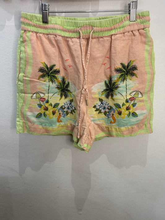Tropica print shorts - size 8