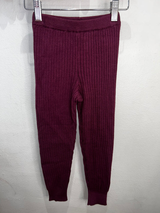 Maroon sweater pants 4y NEW