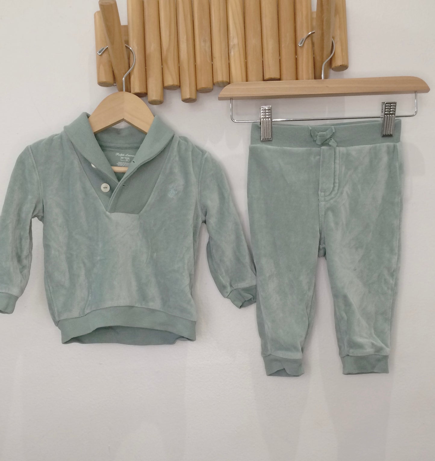 Sage brushed jogger set 9m