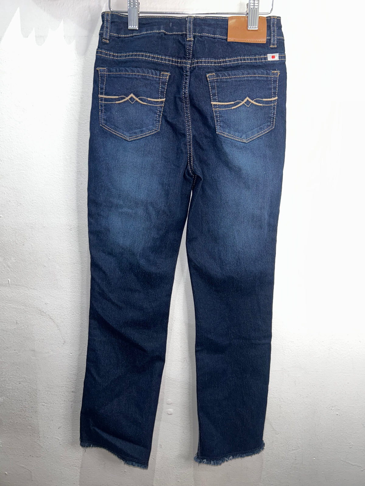 Flare raw hem jeans 10y