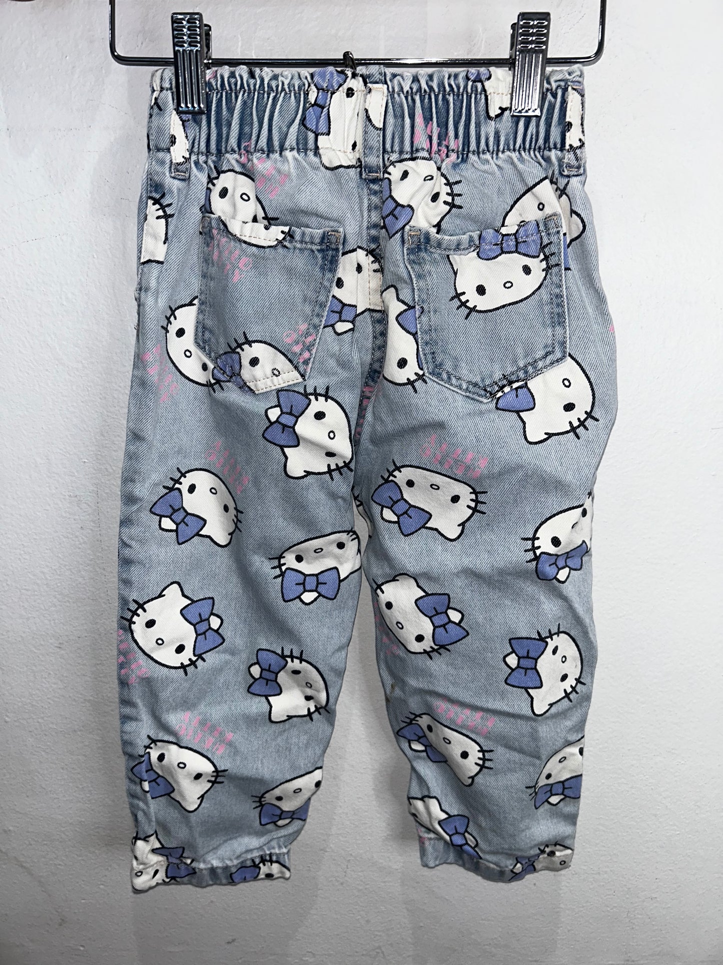 Hello Kitty jeans 2-3y