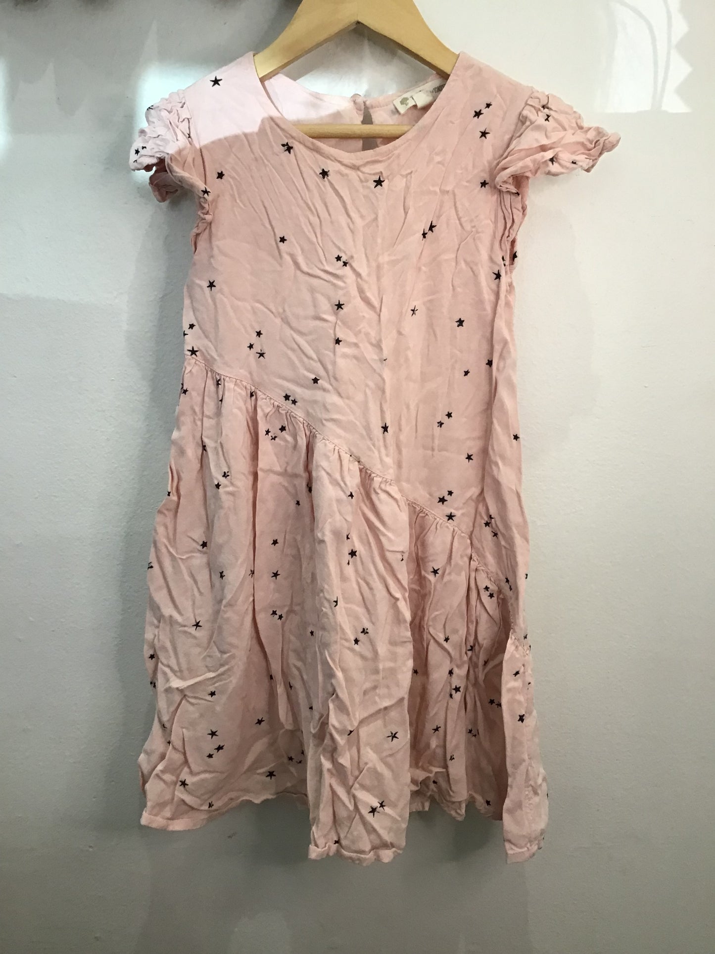 Dress pink stars 6y