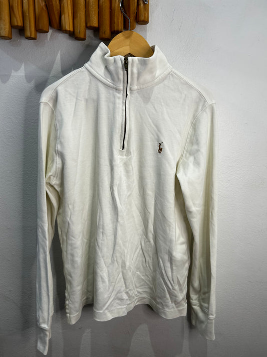 Polo quarter zip longsleeve 10-12y
