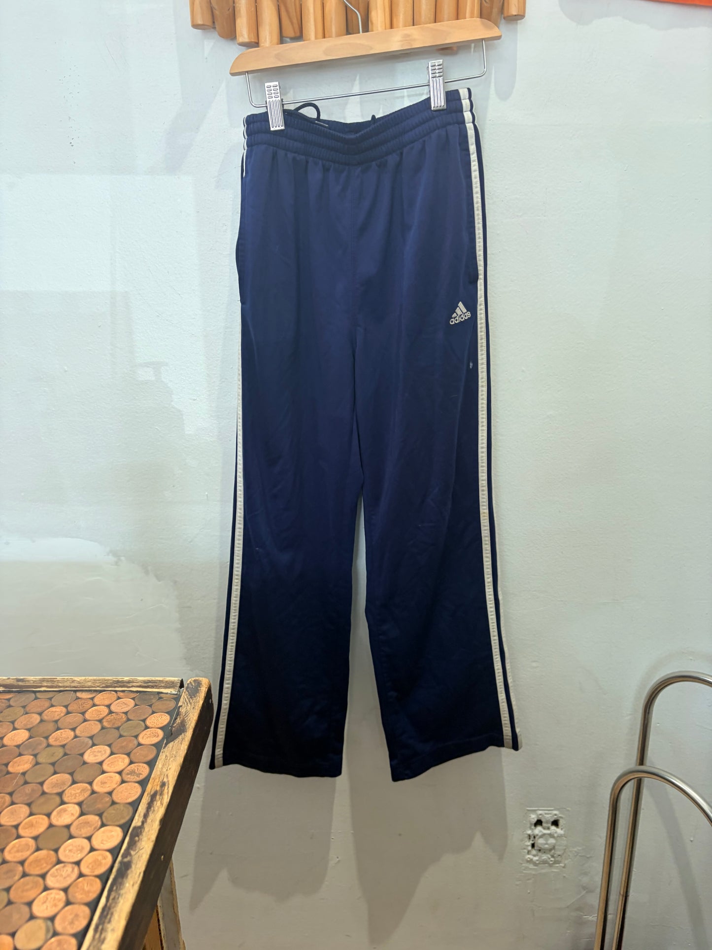 Blue track pants 10-12y