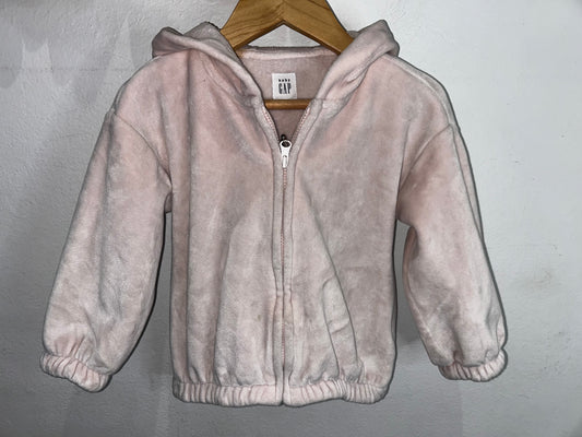 Pink fleecy sweatshirt 18-24m